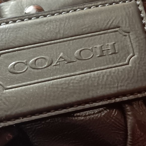 Vintage COACH metallic green Bleeker st satchel - Picture 11 of 12